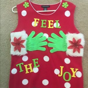 WoMans ugly Christmas sweater large